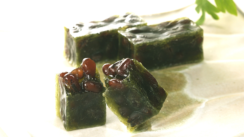 宇治金時琥珀 おかげさまで創業八十年 京菓子司 都